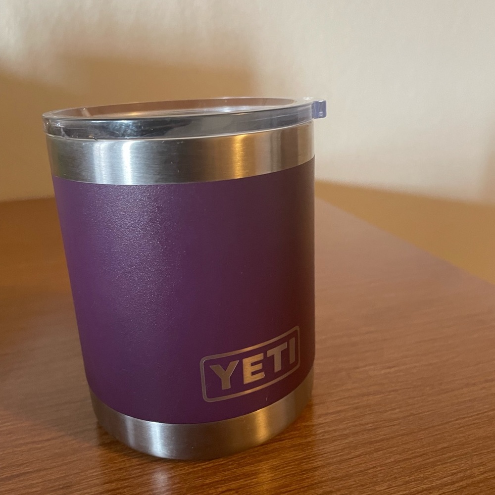 Nordic purple Yeti tumbler 10oz